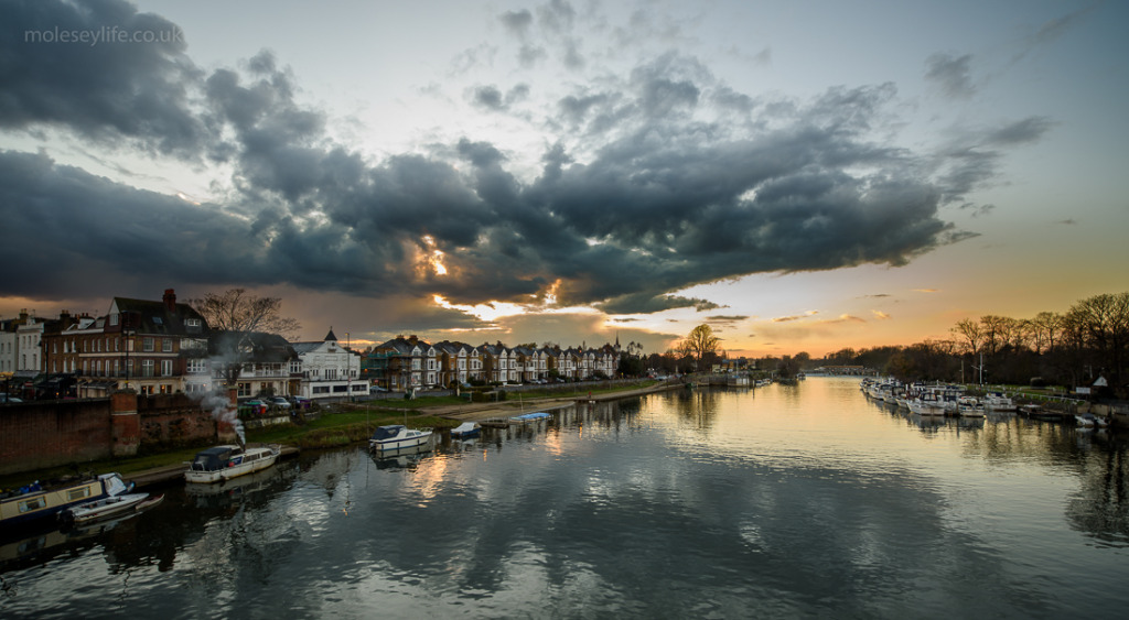 Sunset Hampton Court